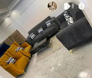 Strip Chair With Gold Leg