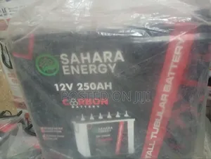 Sahara Energy 250ah 12v Tall Tubular Battery