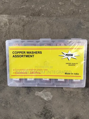 Non Spaking Assorted Copper Washer 240 Piece