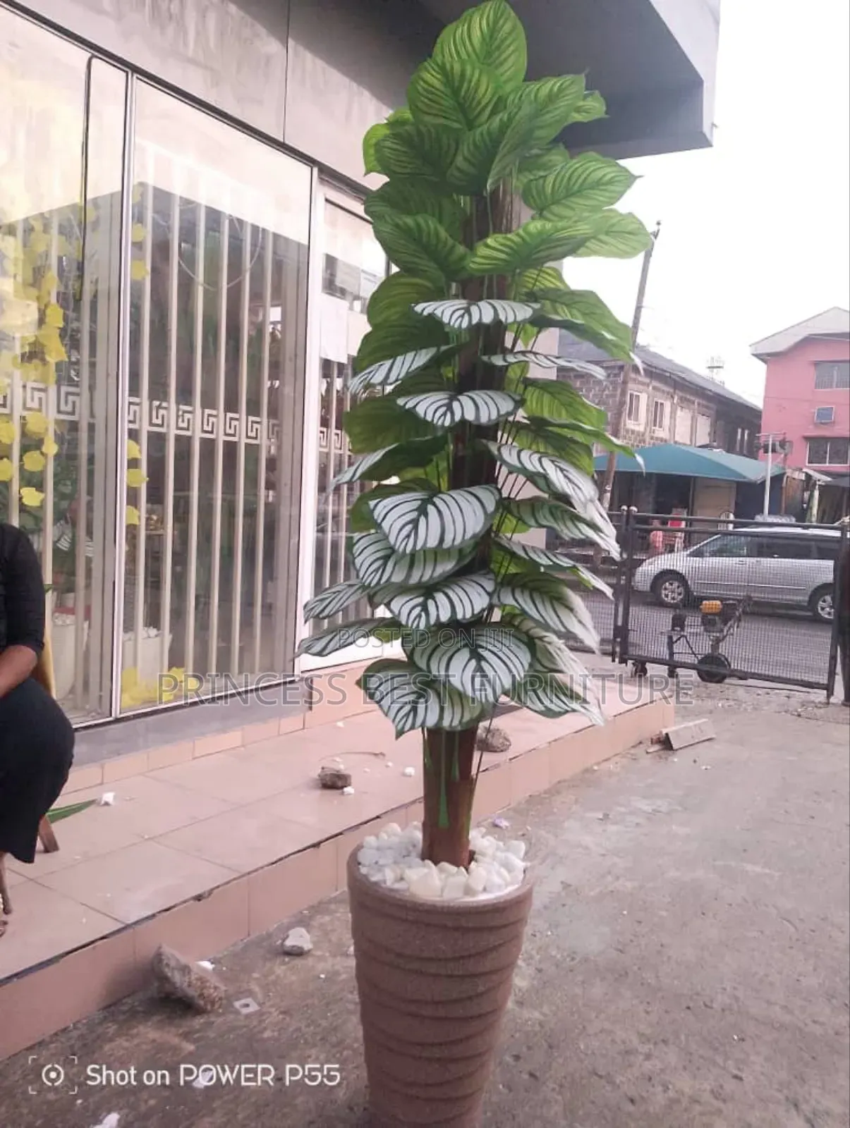 Grey Flower Pot