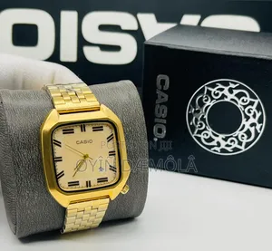 Chain Casio Analog Wristwatch
