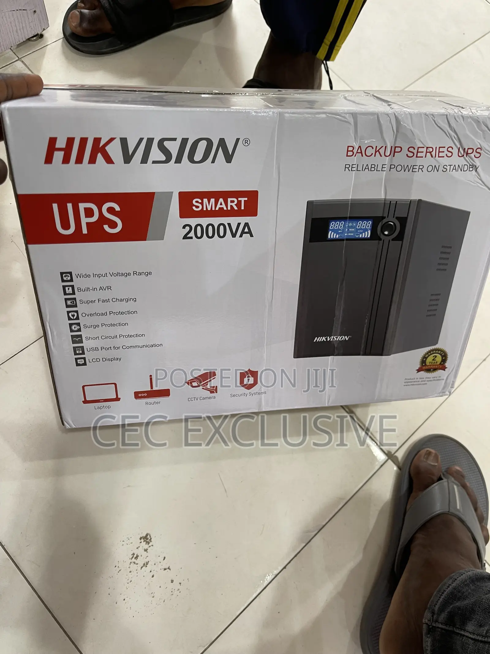 2000va Smart Hikvision Ups