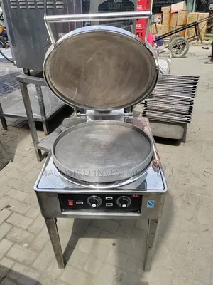 Commercial Double-Sided Electric Crepe Machine or Pancake Maker