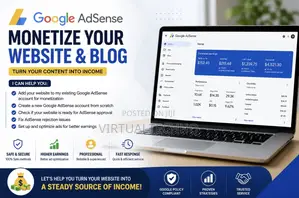 Google Adsense Approval Website Monetization Service