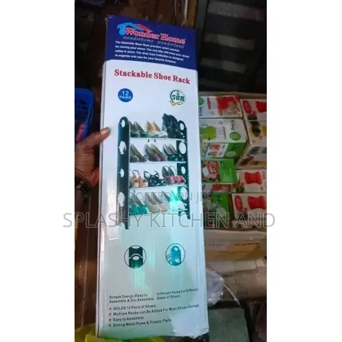 Shoe Rack Stackable 4 Layers