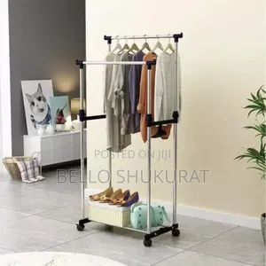 Double Pole Cloth Rack