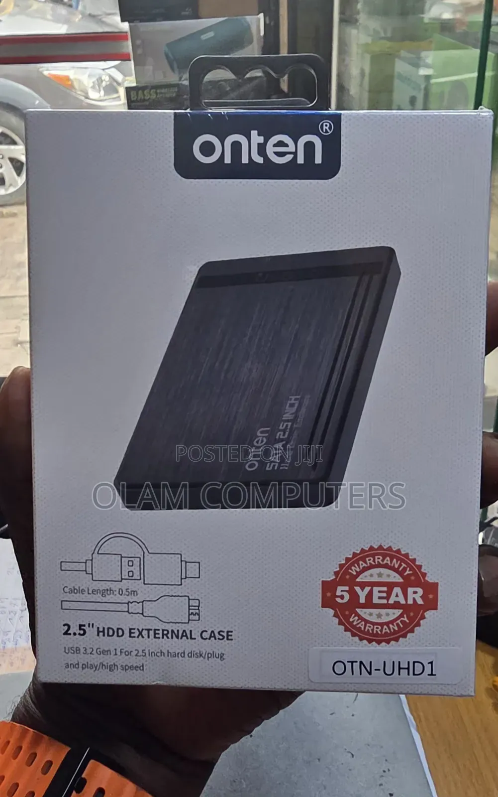 Onten 2.5 HDD External Case Otn — Uhd1