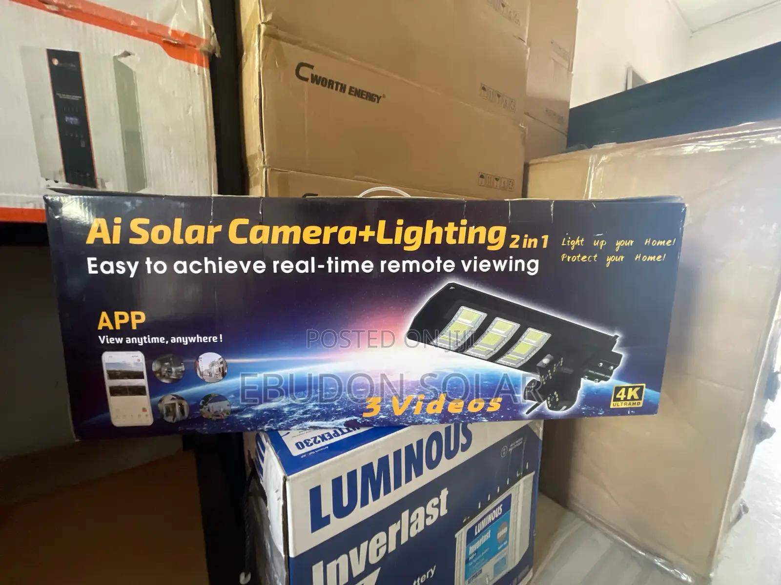 Solar Street Light Camera 450watts