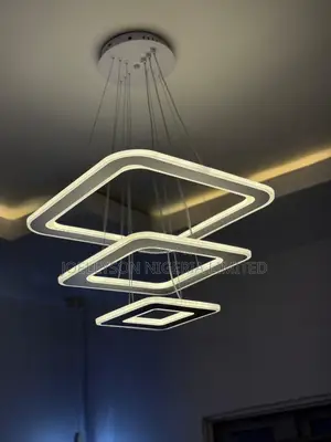 Square 3 Step Led Chandelier