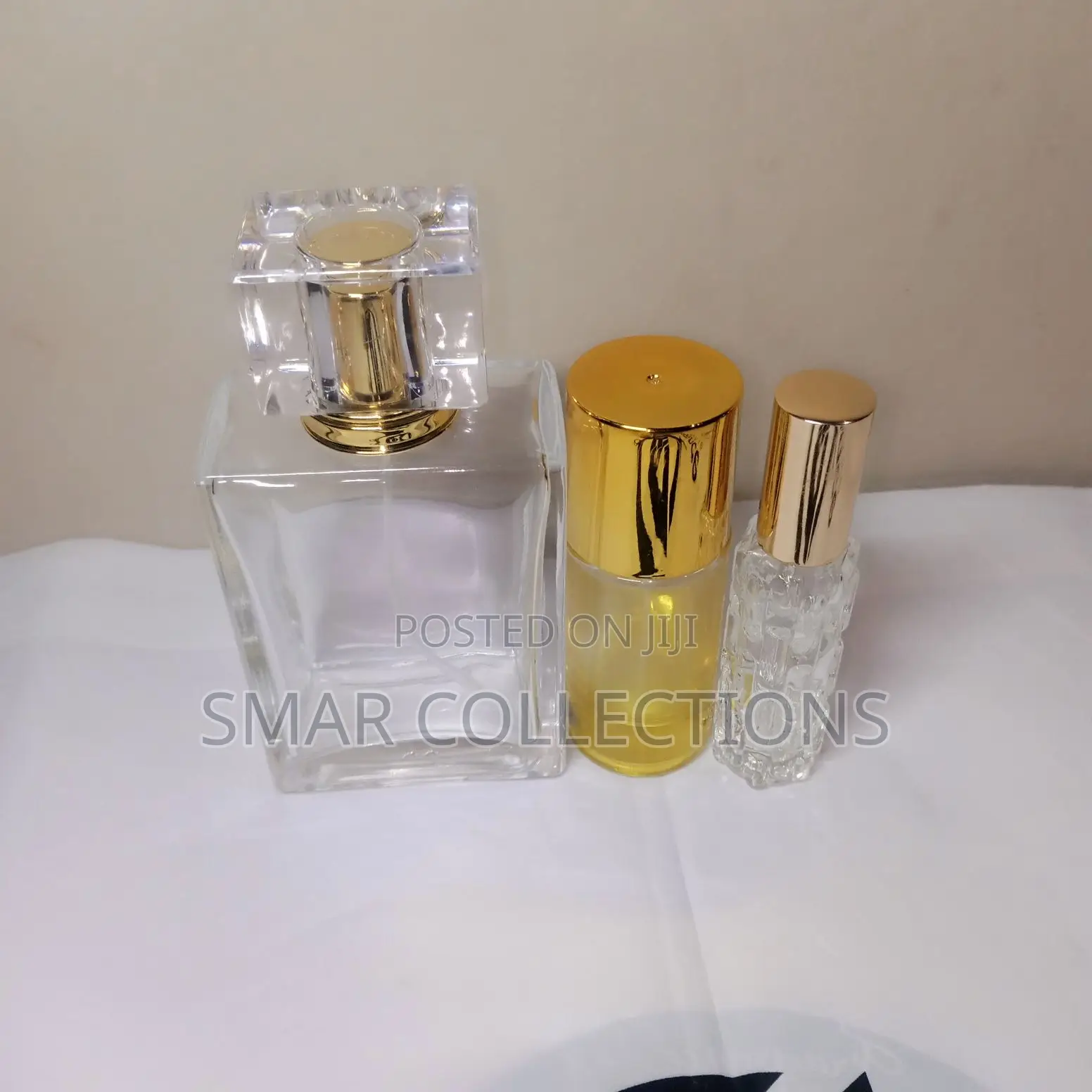 Empty Perfume Bottle With Sticker