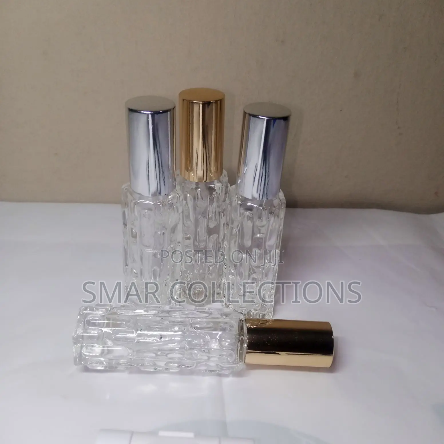 Empty Perfume Bottle With Sticker