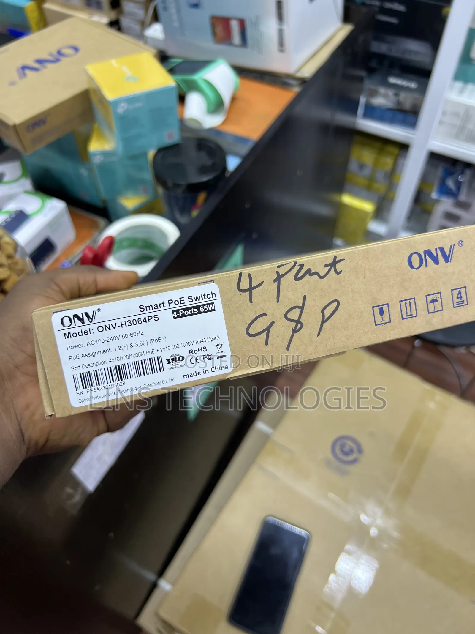 Onv 4 Port Poe Switch