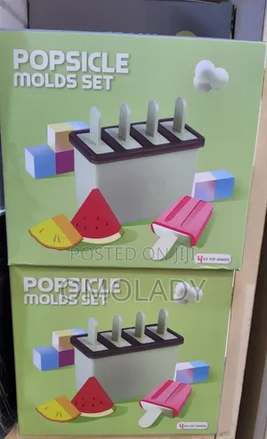 4pc Popsicle Mold Set Ice Pop Maker