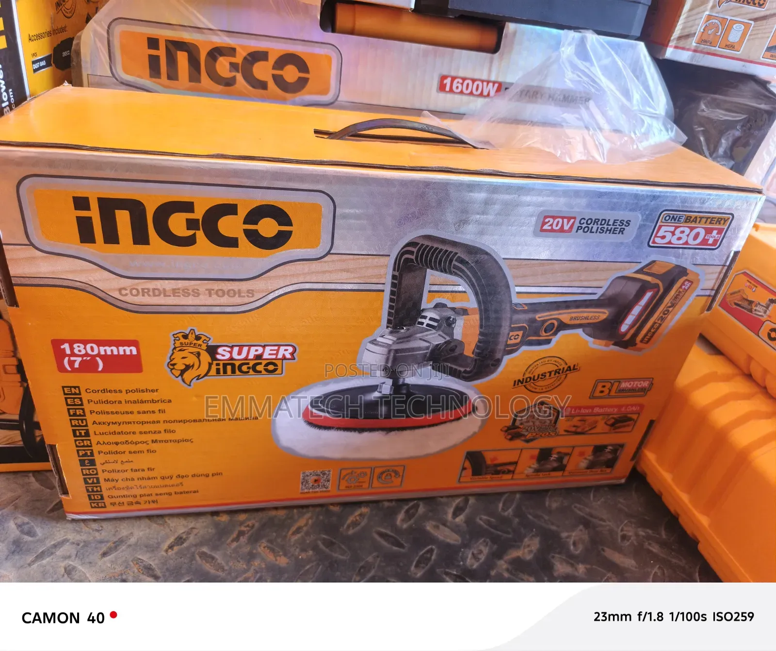 Ingeco Rechargeable Polisher Machine