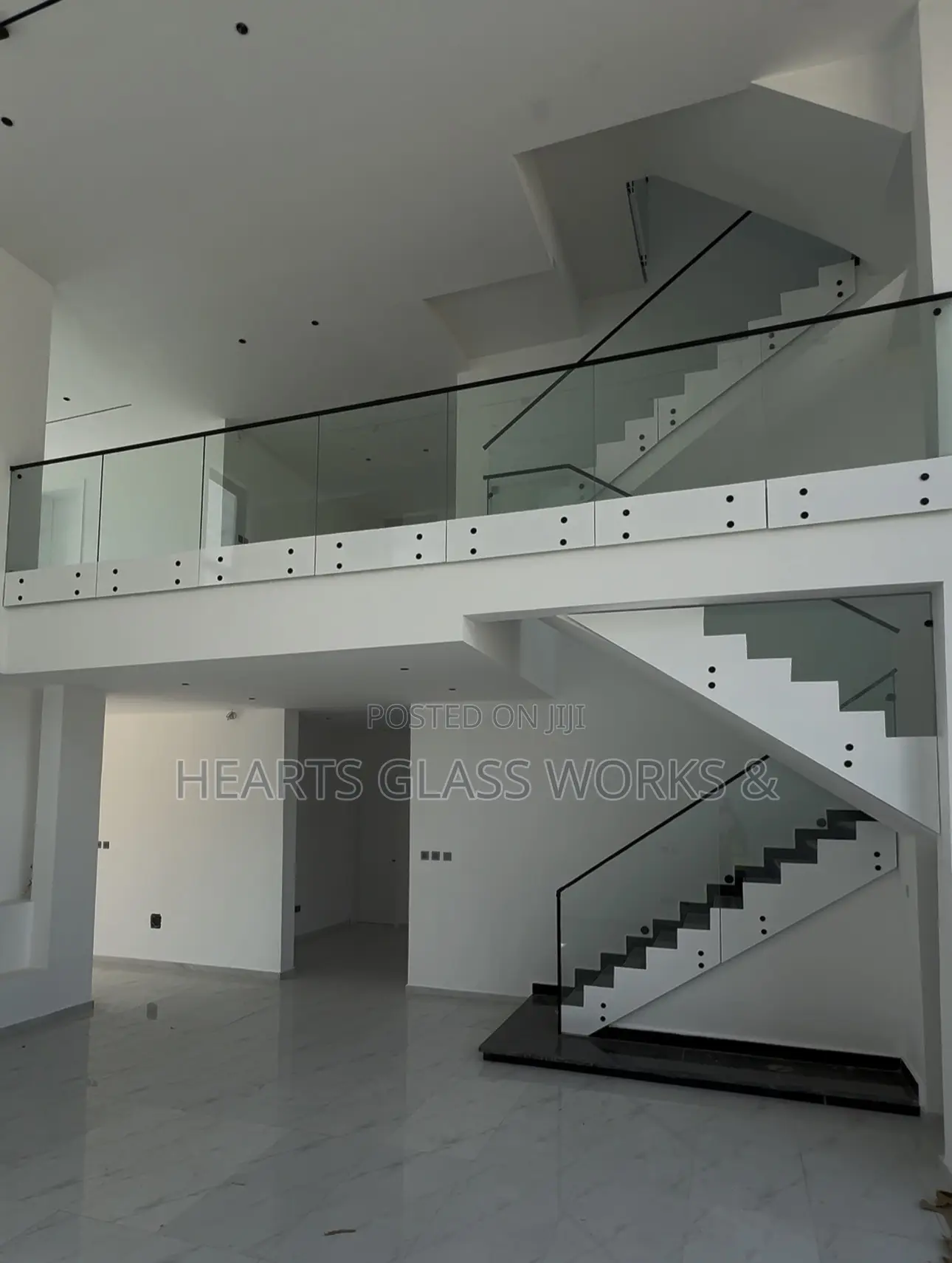 Modern Stand-Off Glass Railings System