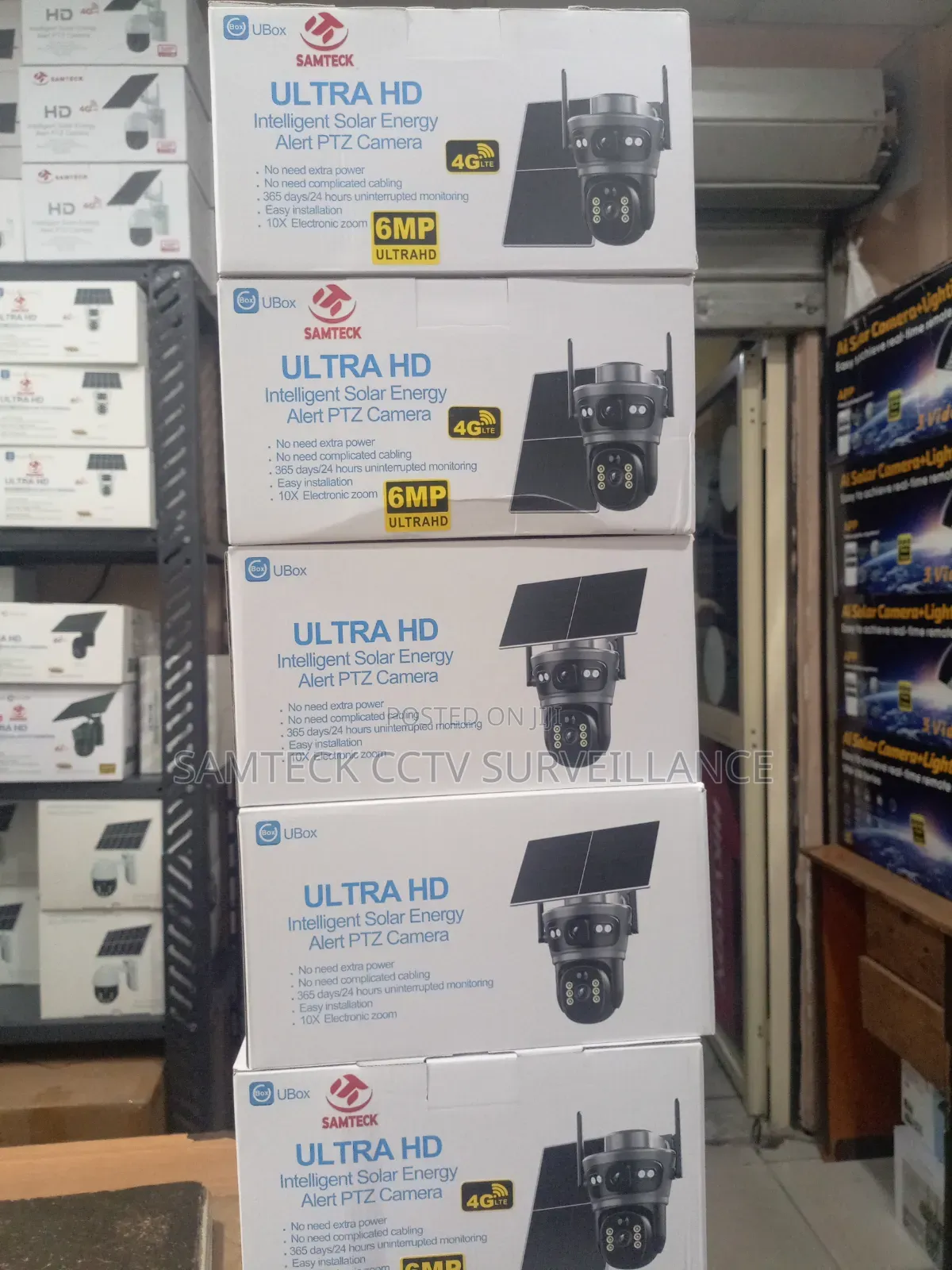 Hd Dual Lens Solar Camera 6mp