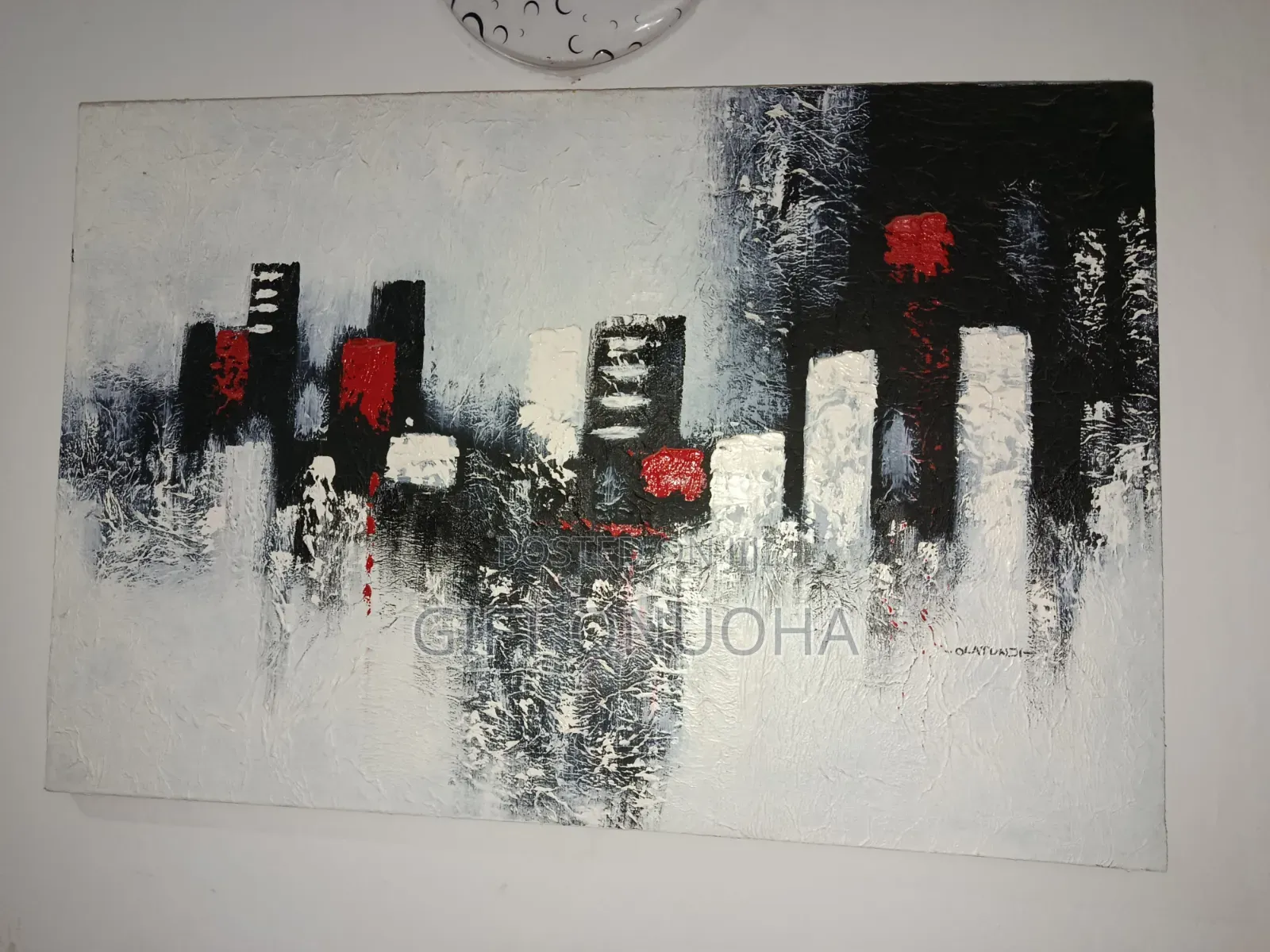 Original Olatunji Canvas Painting