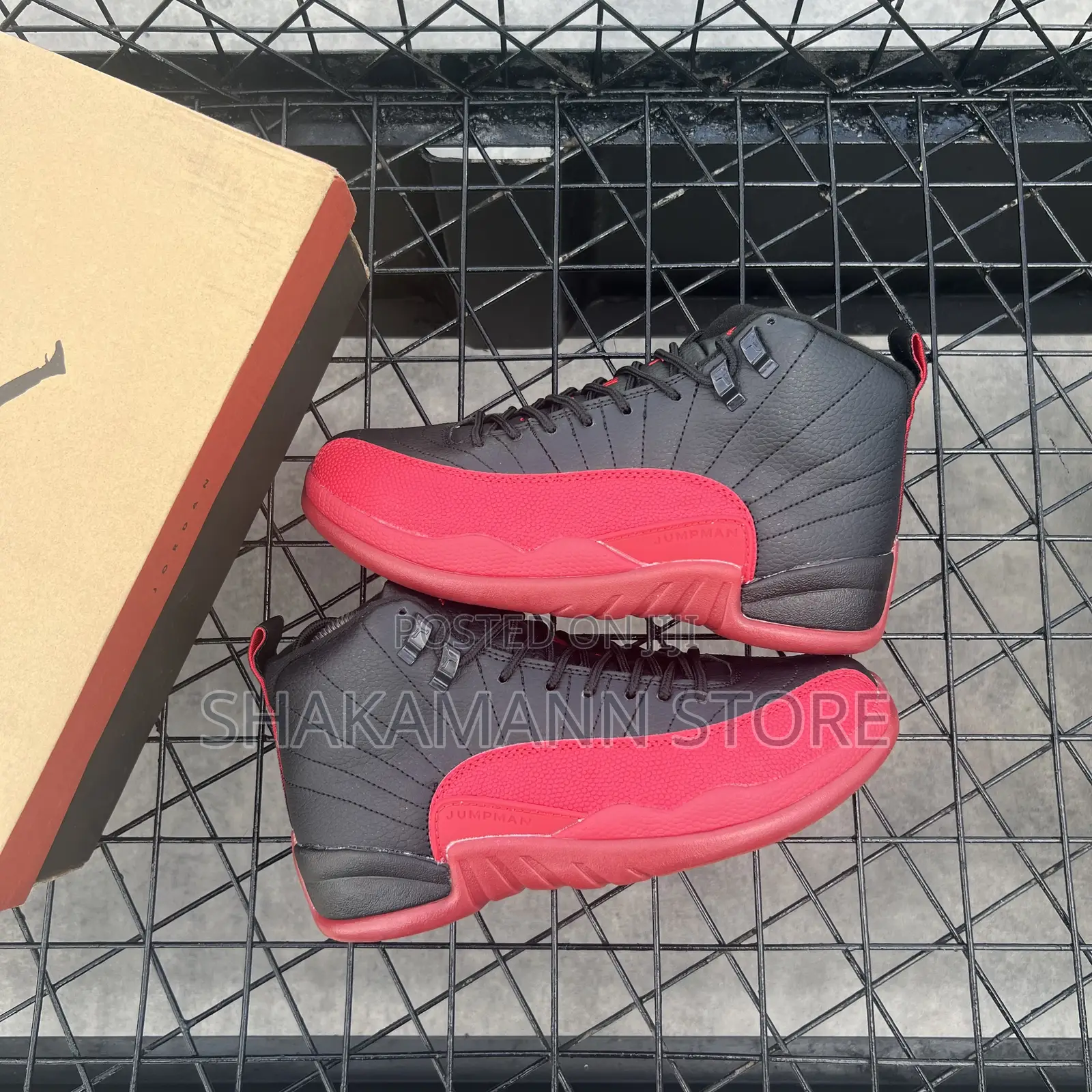 Original Jordan 12 High Quality Cherry and Flu Game