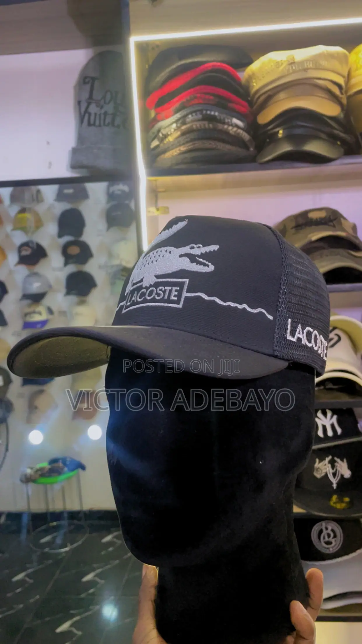 Lacoste Fitted Face Cap