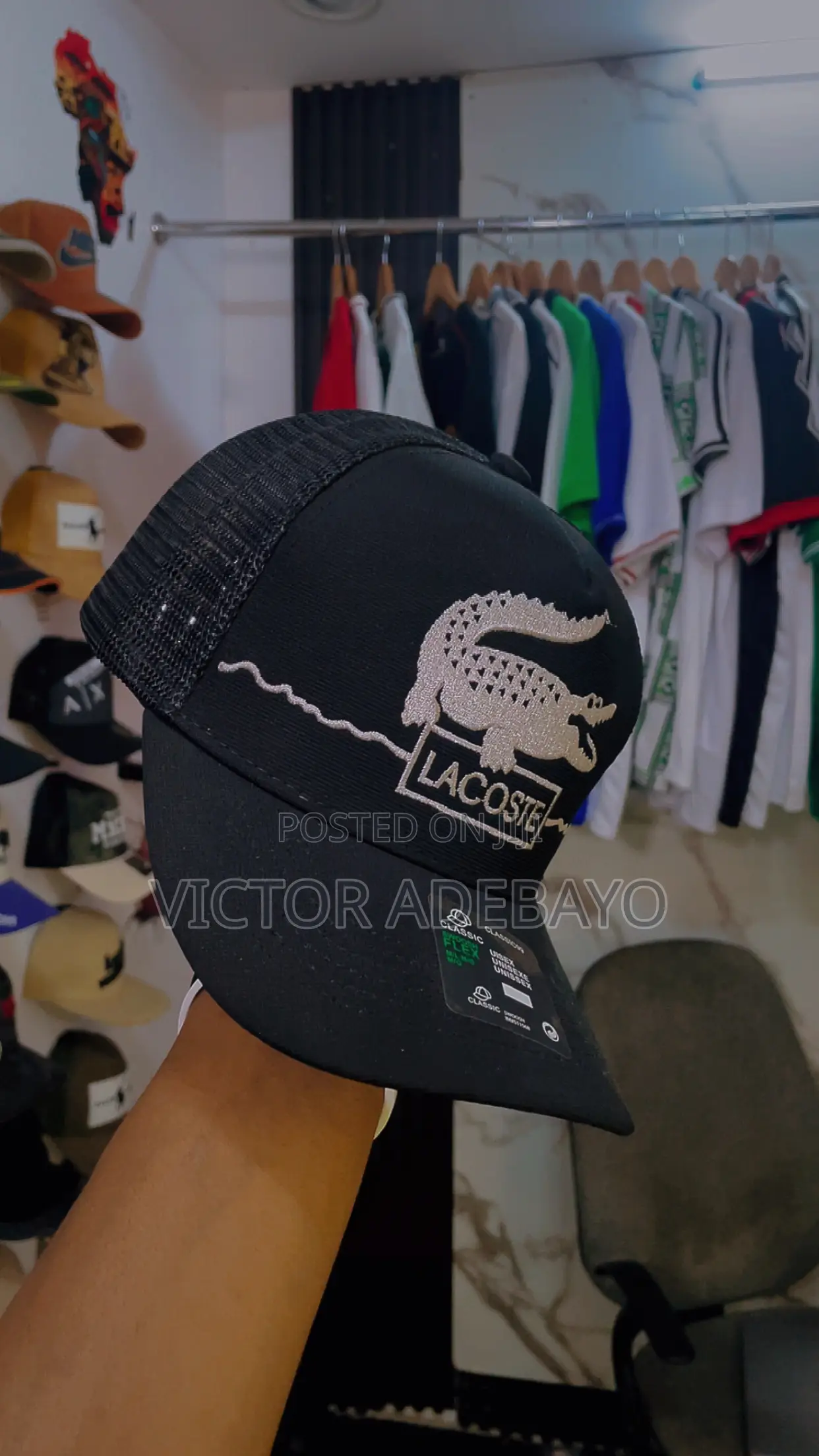 Lacoste Fitted Face Cap