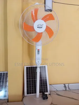 Rugged Solar Standing Fan