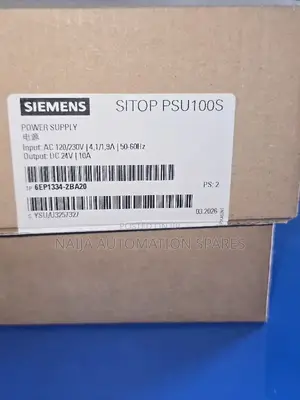 Siemens Sitop Psu100s/1ac/24vdc/10a | Power Supply | 6ep1334-2ba20