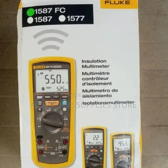 Fluke 1587 Fc Insulation Multimeter Featuring Wireless Connectivity