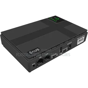10400mah 18w Multifunction Network Mini Ups - Black