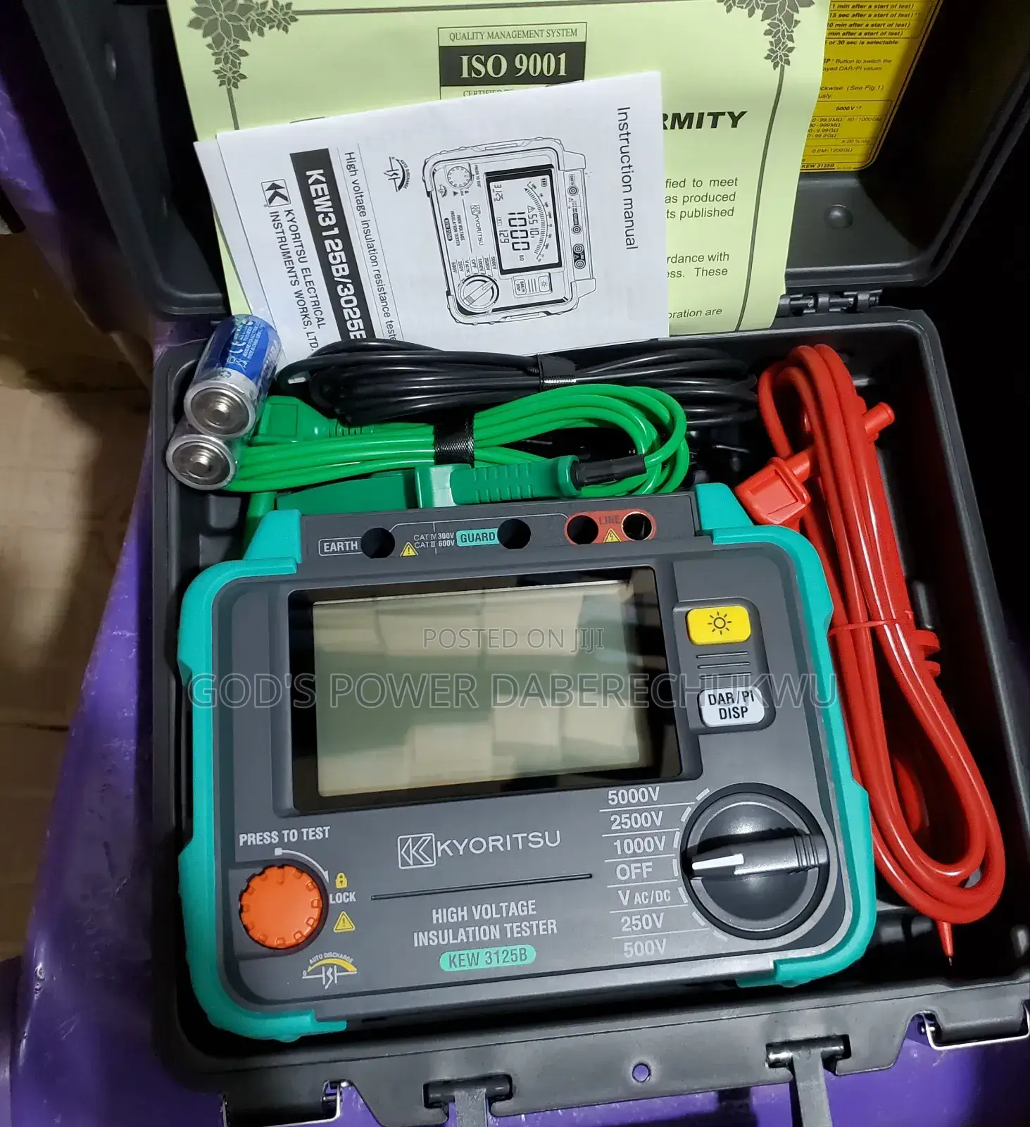 The Item Is a Kyoritsu Kew 3125b High Voltage Insulation Tester