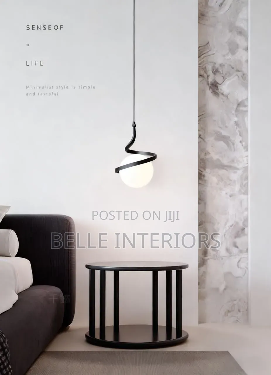 Gold Black Led Modern Design