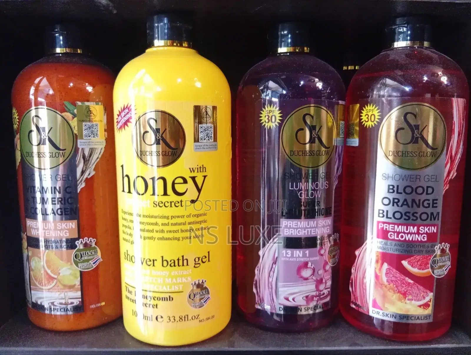 S K Duchess Glow Shower Gel