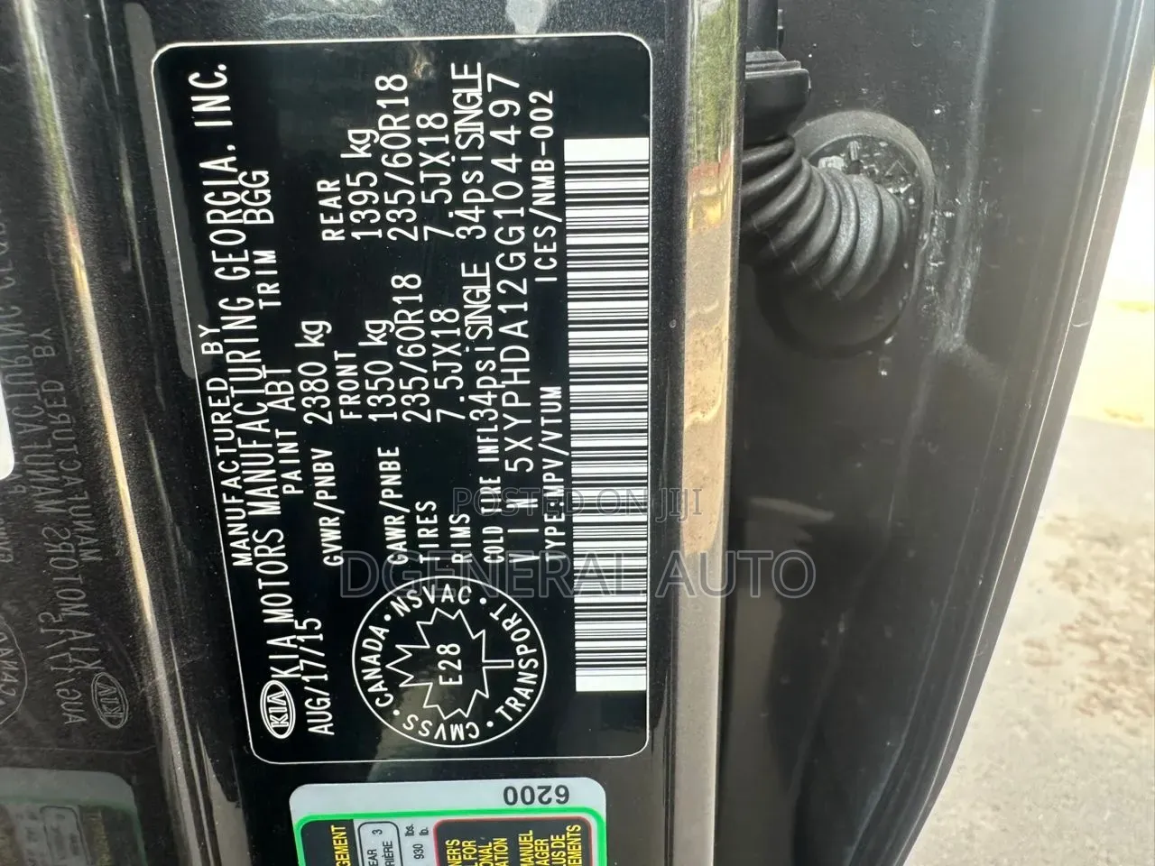 Kia Sorento 4dr SUV 2016 Gray