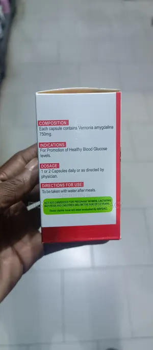 Roveda Bitter Leaf Capsules 750mg X 60