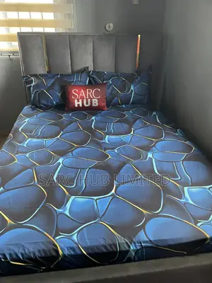 Sapphire Matrix King Bedsheets