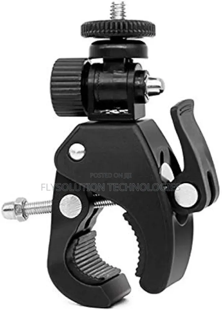 360-degree Rotating Handlebar Mount Phone Holder Clamp