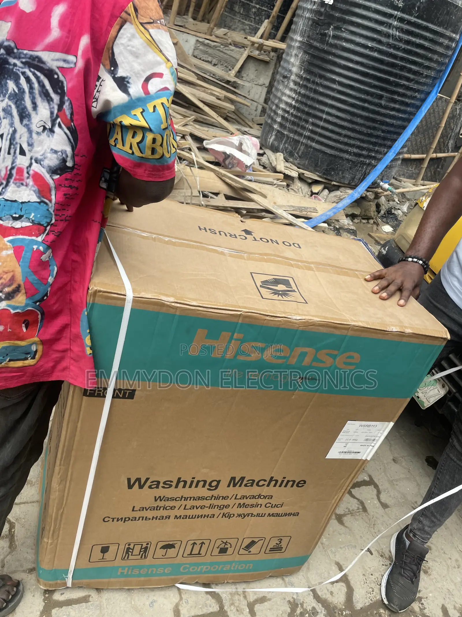Hisense 7kg Washing and Spinning Machine With Fast Spin Technology
