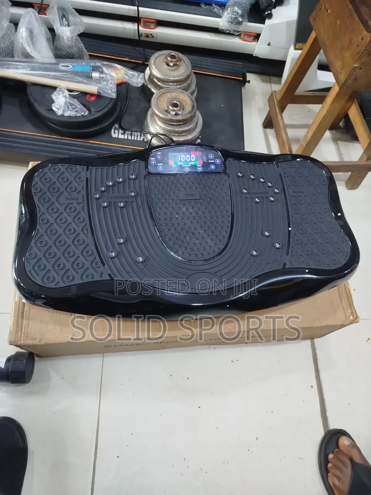 Big Black Platform Massager Machine