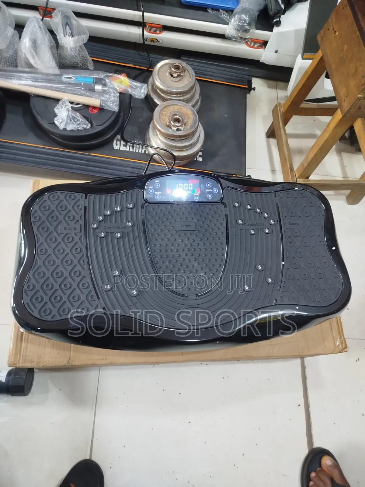 Big Black Platform Massager Machine