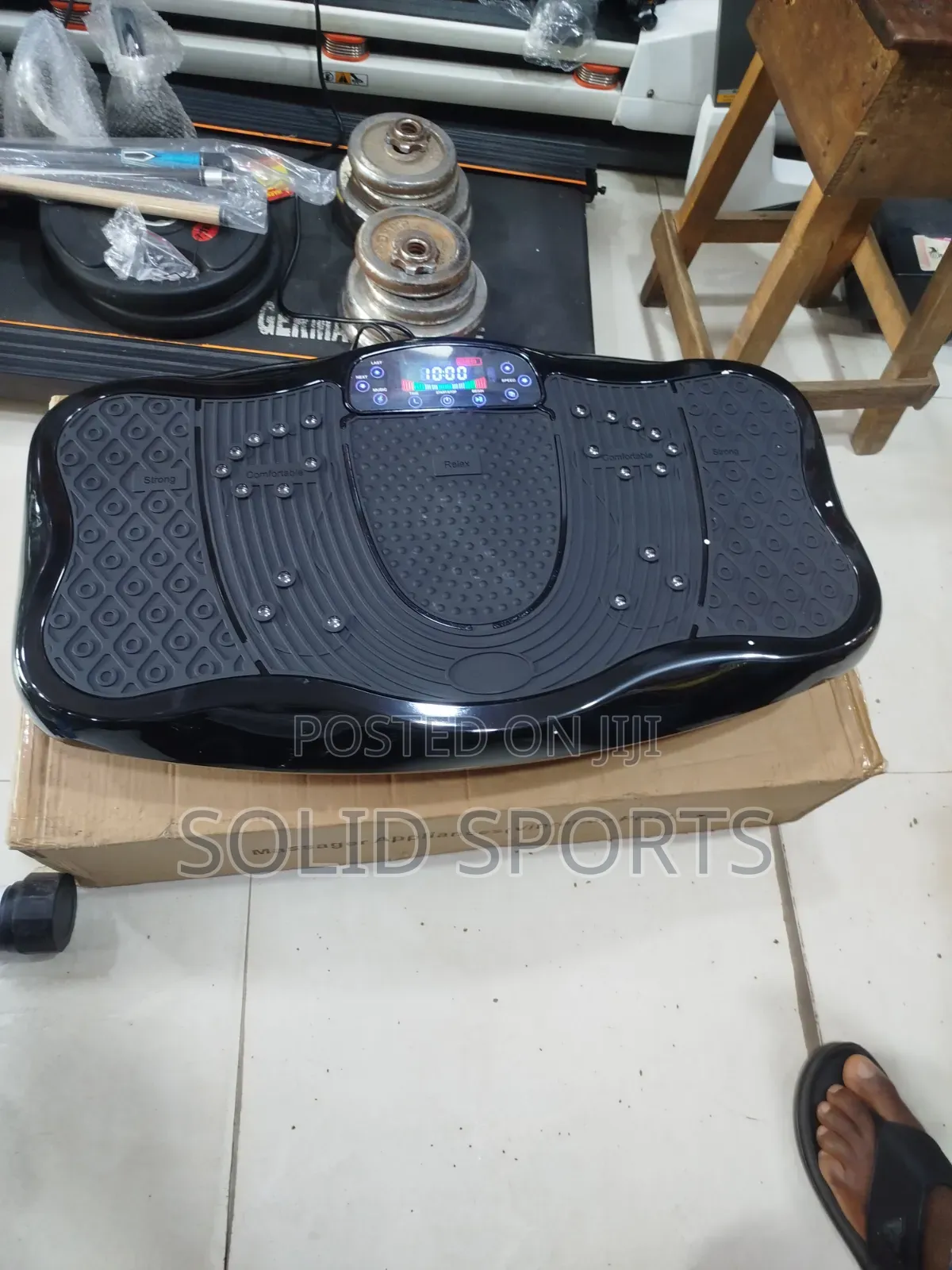 Big Black Platform Massager Machine