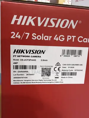 Hikvison Sp4 24/7 Solar 4g Pt Camera Ds-2cfsp4/4g