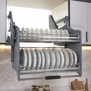Pull Out Cabinet Plate Rack