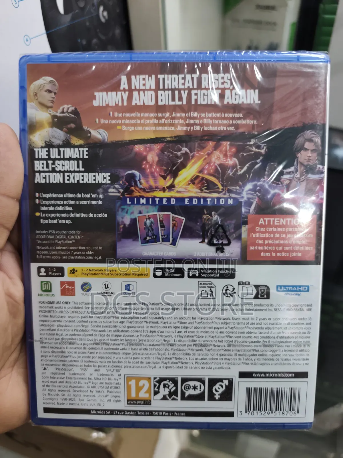 Ps5 Double Dragon Revive Game
