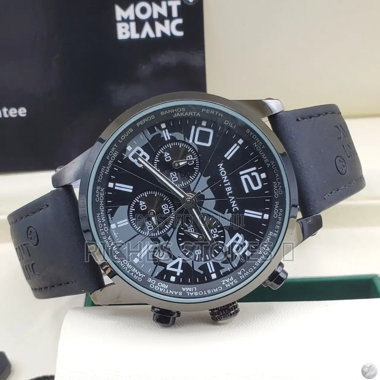 The Montblanc Timewalker Leather Watch