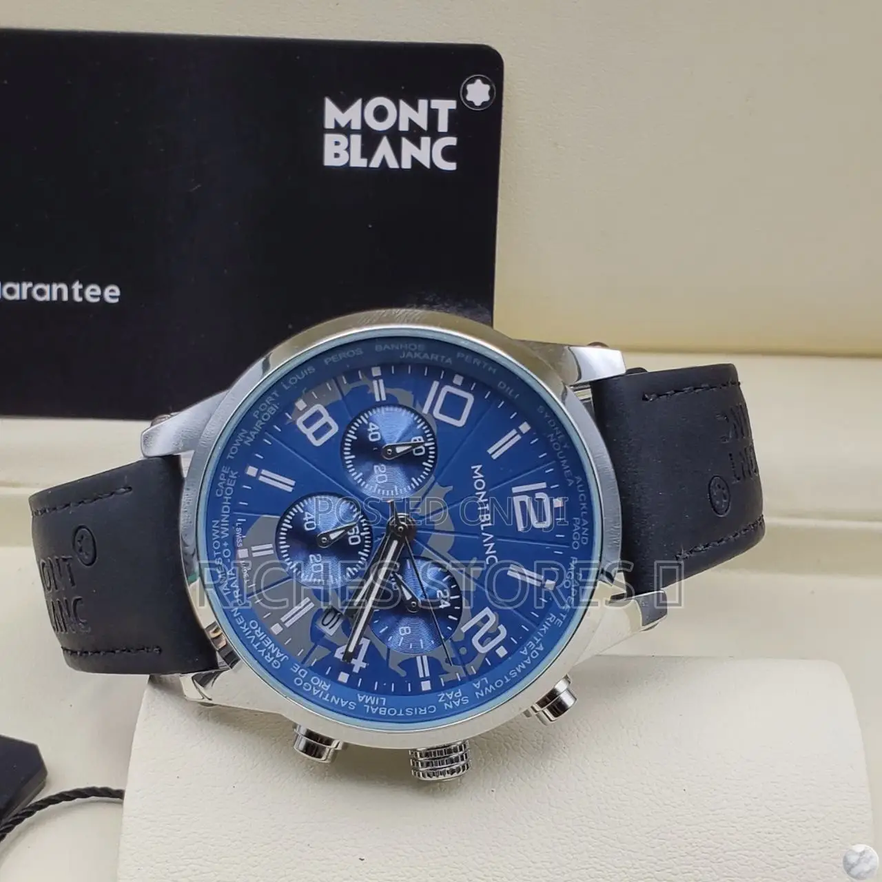 The Montblanc Timewalker Leather Watch