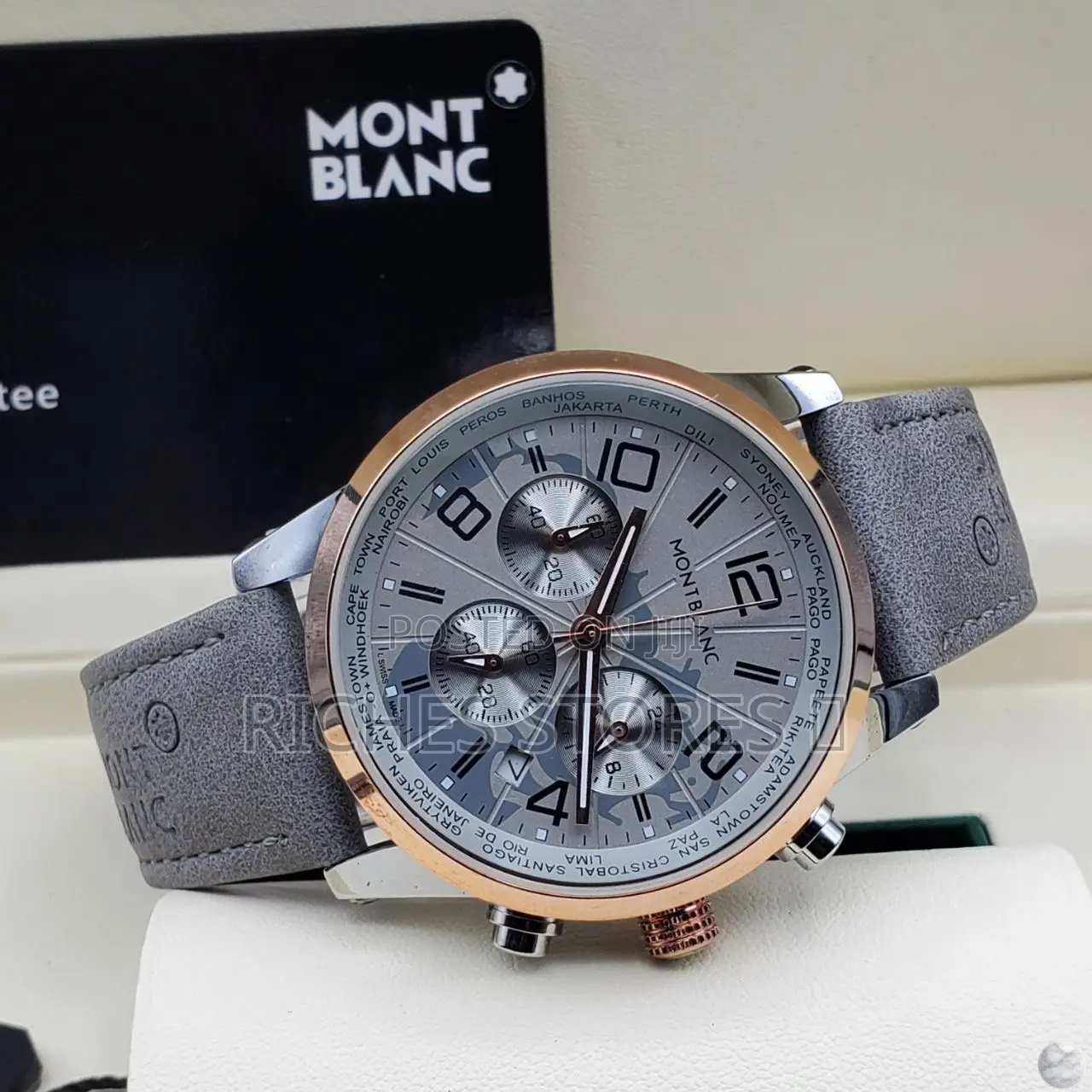 The Montblanc Timewalker Leather Watch