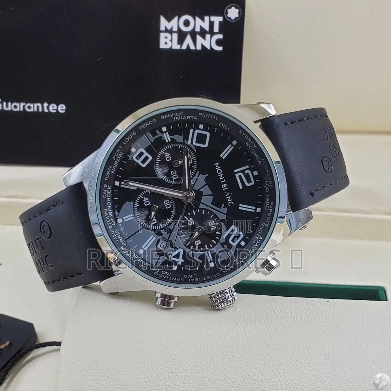 The Montblanc Timewalker Leather Watch