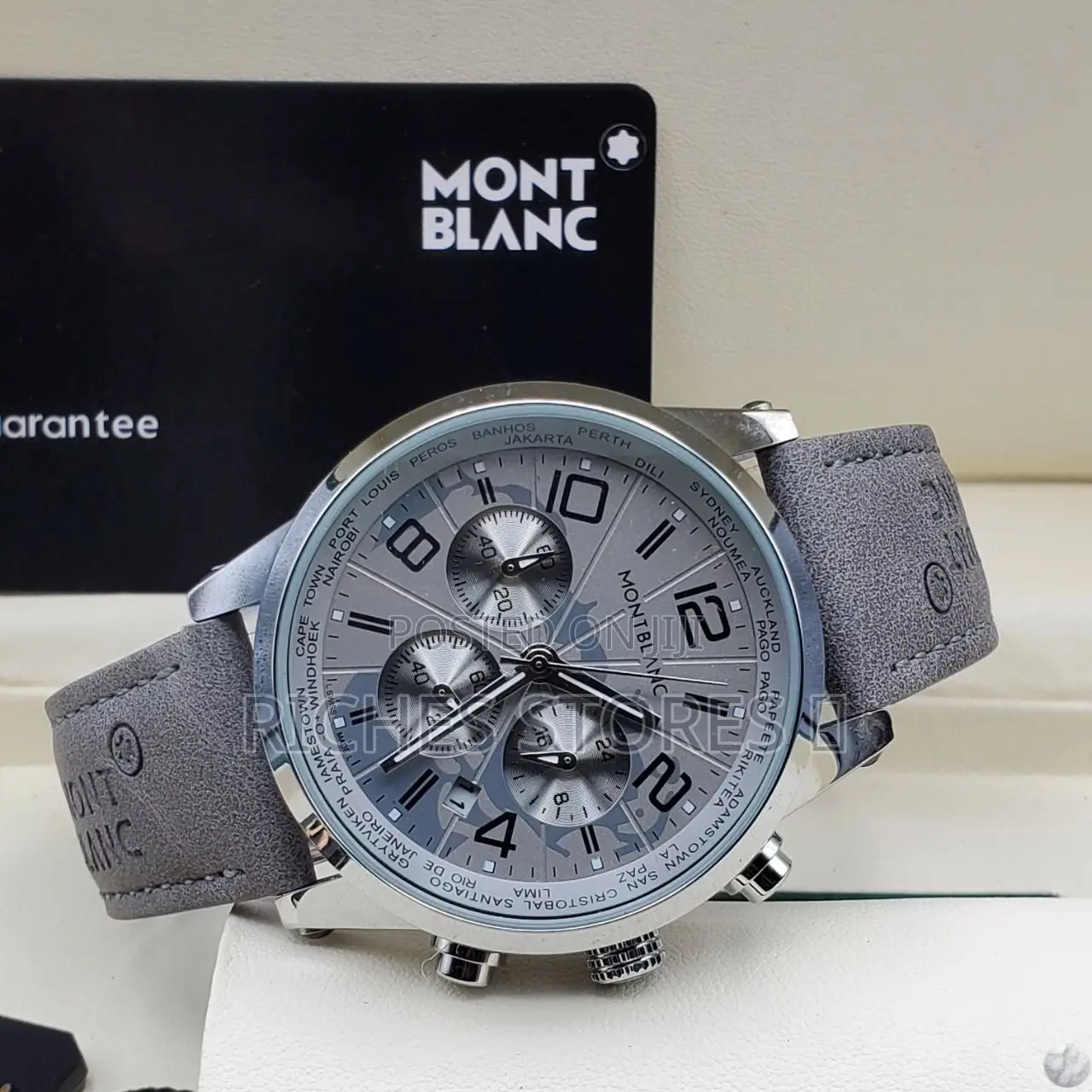 The Montblanc Timewalker Leather Watch