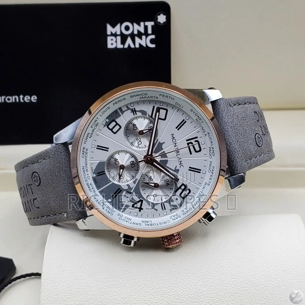 The Montblanc Timewalker Leather Watch