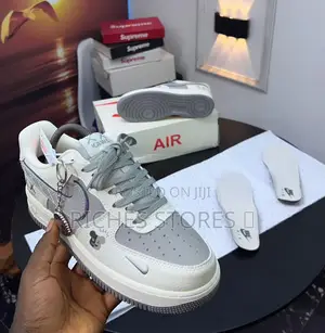 Kaws X Nike Airforce 1 Low Offwhite Gray Colorway Sneakers