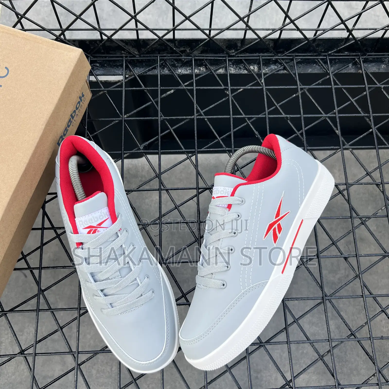 Original Reebok Slices Grey and Red Accents
